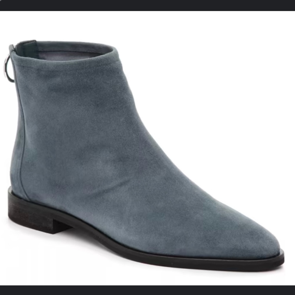 Women’s Via Spiga Blue Suede Ankle Boots
